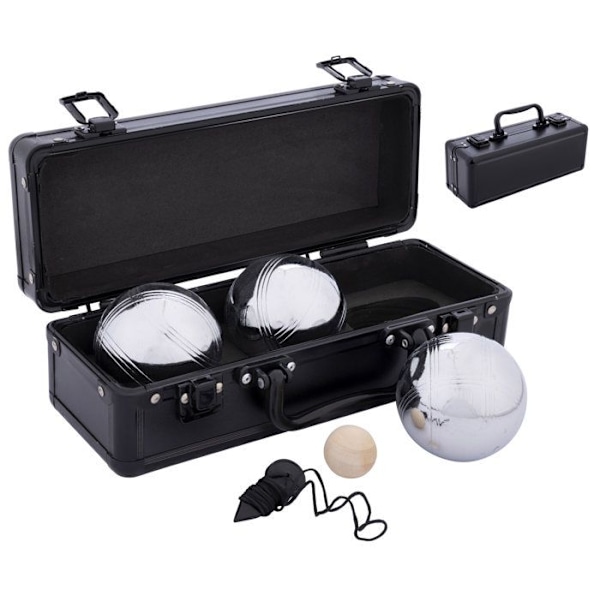 Petanquefodral - Ej specificerat - 3 kulor 74 mm - Stålmetall - 660 g styck - Kompakt