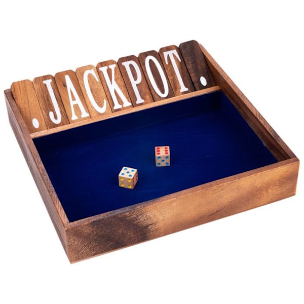 Shut The Box 2 spelare - Trac Game - Ekologiskt träspel - från 6 år
