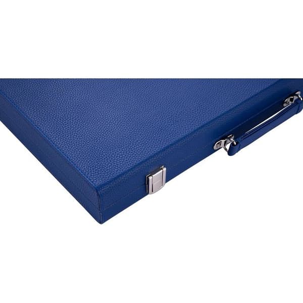 18" Lyx Backgammon - ENGELHART - inlagd filt - pärlemorfärgade tärningar och polletter