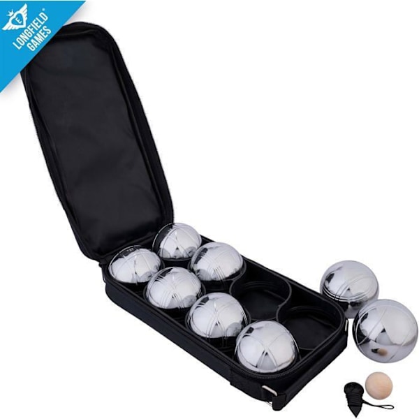 Set med boules de pétanque - Engelhart - 4 par - 720 gram - Nylonväska - Unisex