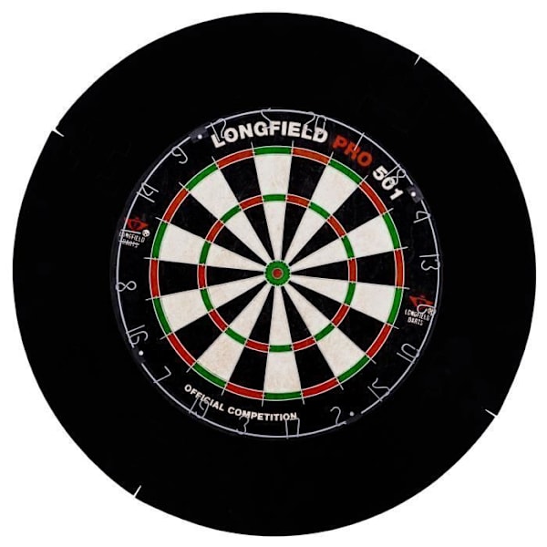 Surroundskyddsring för darttavla i standardstorlek - ENGELHART - Tjocklek 27 mm - Svart