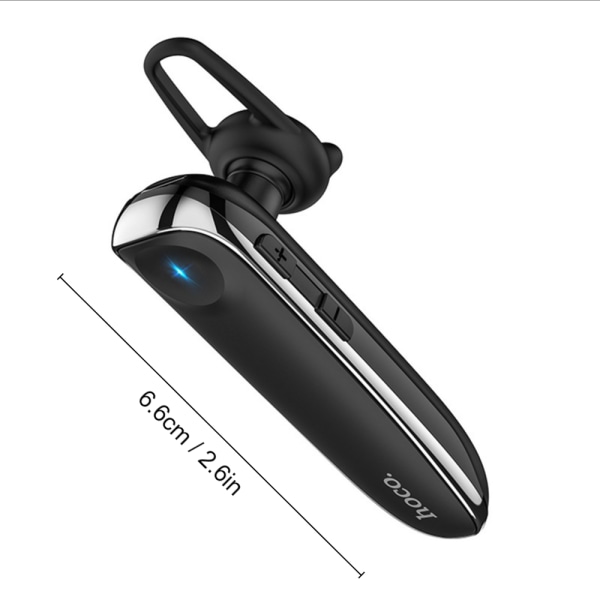Bluetooth-headset - Mobilt ultralätt trådlöst in-ear Bluetooth-headset med stereoljud handsfree för iPhone, iPad, Samsung, Huawei (svart)