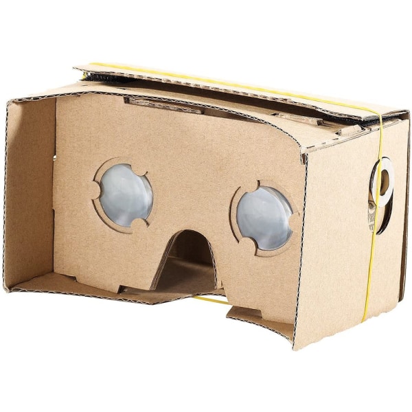 Kartongkit med 3D Virtual Reality Kompatibel med Android & Apple Enkla installationsinstruktioner Maskinskurna konstruktion  Linser HD Visuell upplevelse