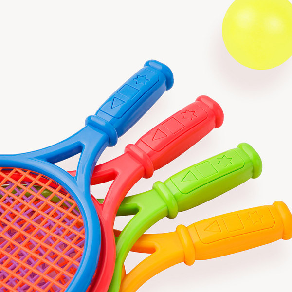 Badmintonracket för barn - Set för barn med badminton Perfekt för nybörjare Sportspel Utomhus inomhus Fintness