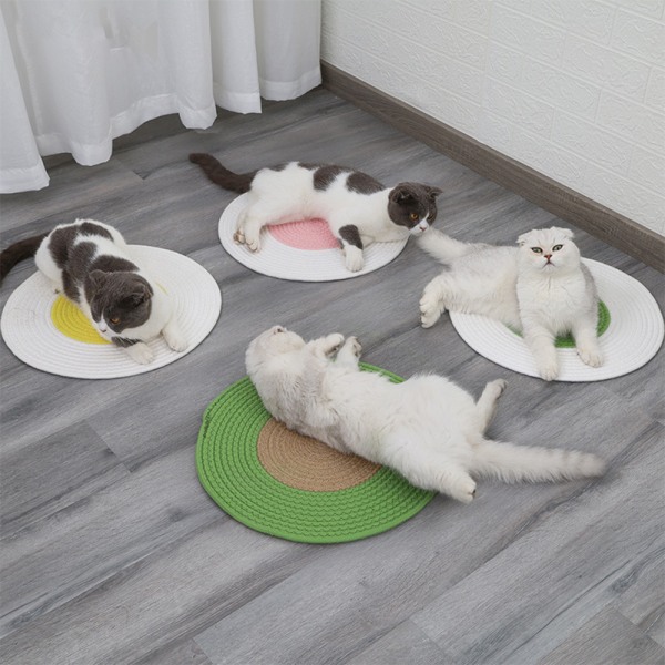 Sisal kattklösmatta, horisontell kattgolvskrapa matta, skyddande matta och soffa