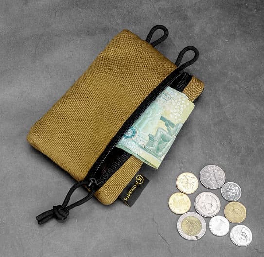 EDC plånbok för pengar och verktyg Svart
