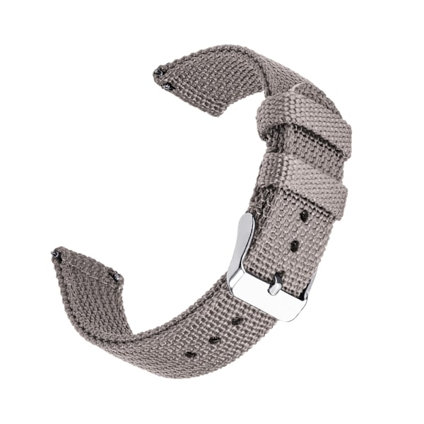 Khaki klockarmband i två delar 22mm
