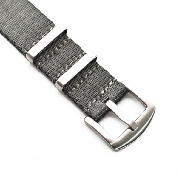 Sikkerhetsbelte nato grå Grey 22mm