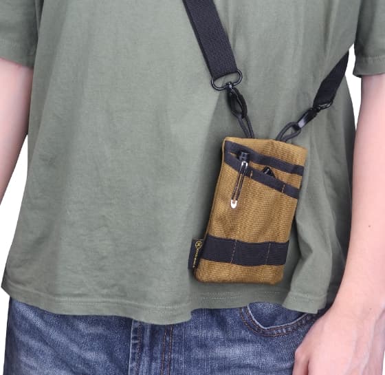 EDC plånbok för pengar och verktyg Grön