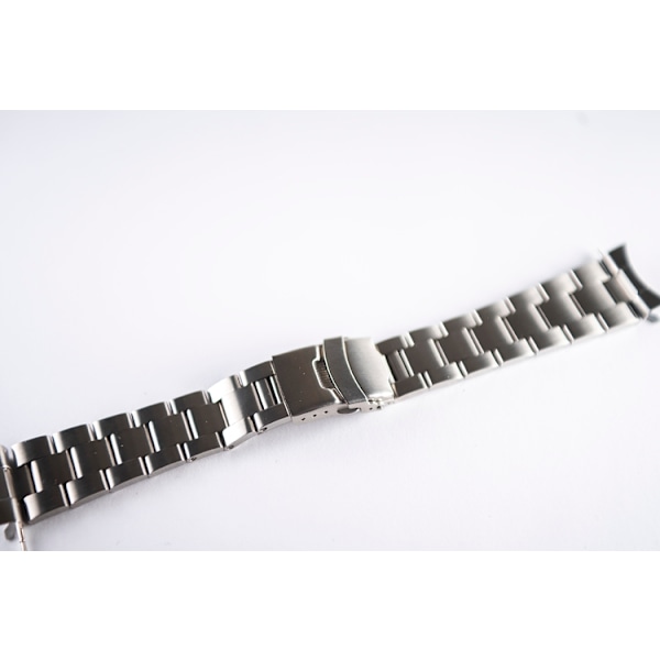 Oysterlänk med dubbelås silver Silver 22mm