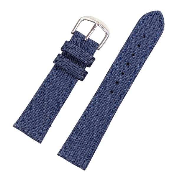 Blått sailcloth klockarmband Blue 24mm