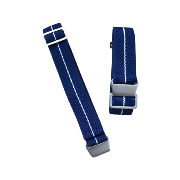 Blått Marine Nationale klockarmband Blue 20mm