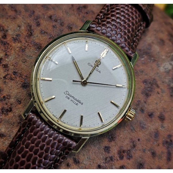 Ödlemönstrat band av brunt läder Brown 16mm