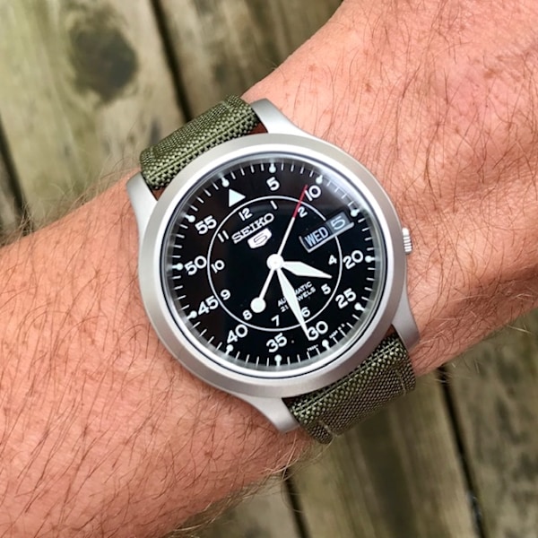 Grønt sejldugsurrem Green 20mm