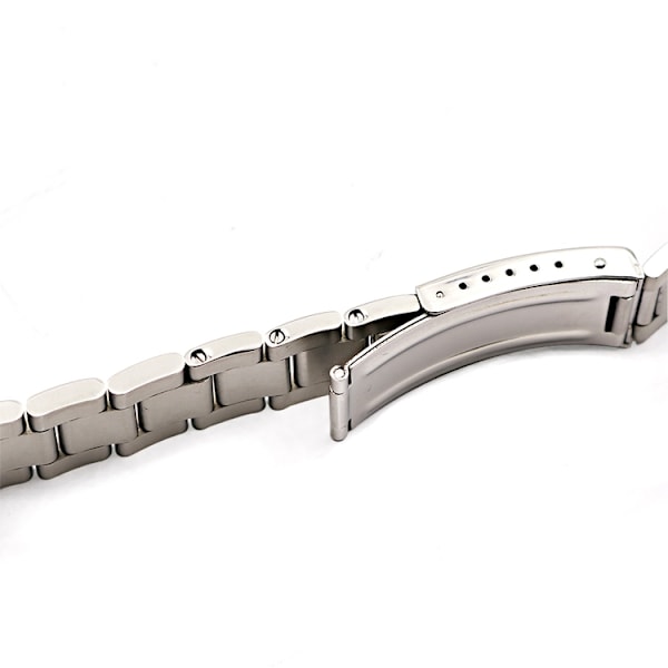 Østerslås lige endestykke Silver 19mm