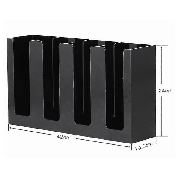 Kaffekopp- og lokkorganisator Engangs papirkoppholderdispenser, 4 rom+dgi
