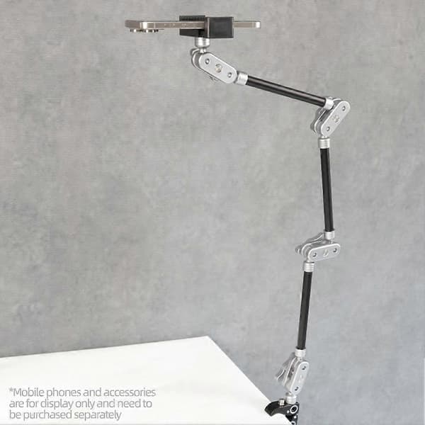 Sektion Magic Arm Aluminiumlegering Multifunktionell Roterande Teleskopisk Universal Magic Arm Fäste Skrivbordsfäste