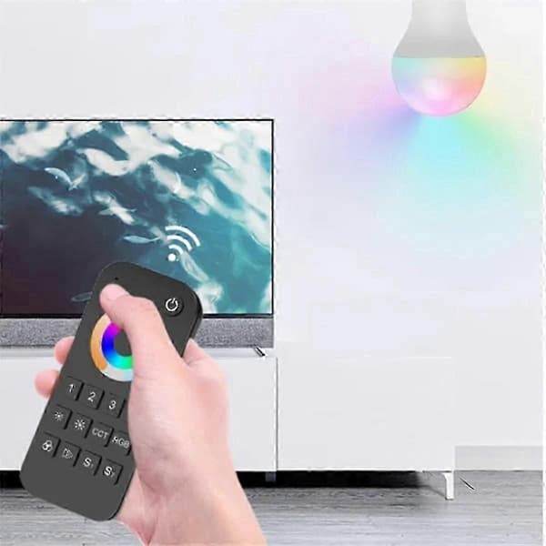 Universell fjernkontroll RGB+CCT Smart Dimmer med trykknappdimmefunksjon 2.4G fjernkontroll CW CCT for LED-striper RT9