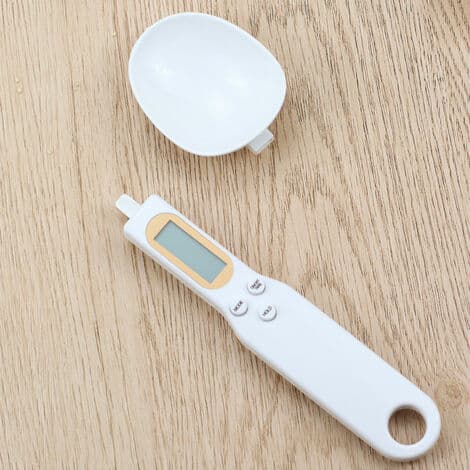 Justerbar digital mätsked, liten våg i gram, 500g/0.1g precision