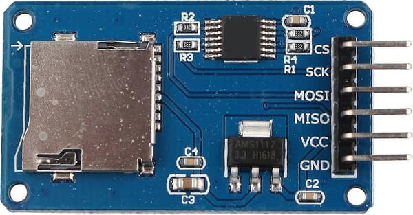 Pcs Spi Reader Micro Sd Minneskort Tf Minneskort Sköldmodul Läs Skriv Data Kompatibel Med Arduino Raspberry Pi+dgi