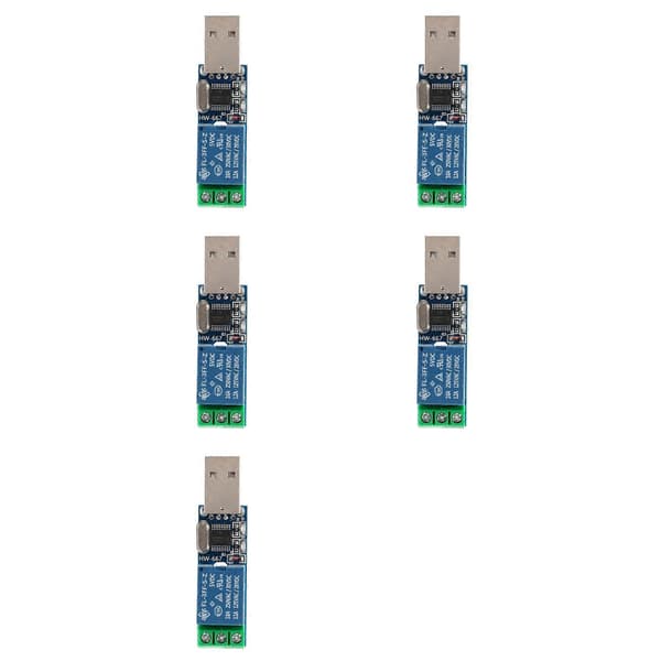 5X LCUS - tyypin 1 USB-relemoduuli USB-älykytkimen ohjaus Blue