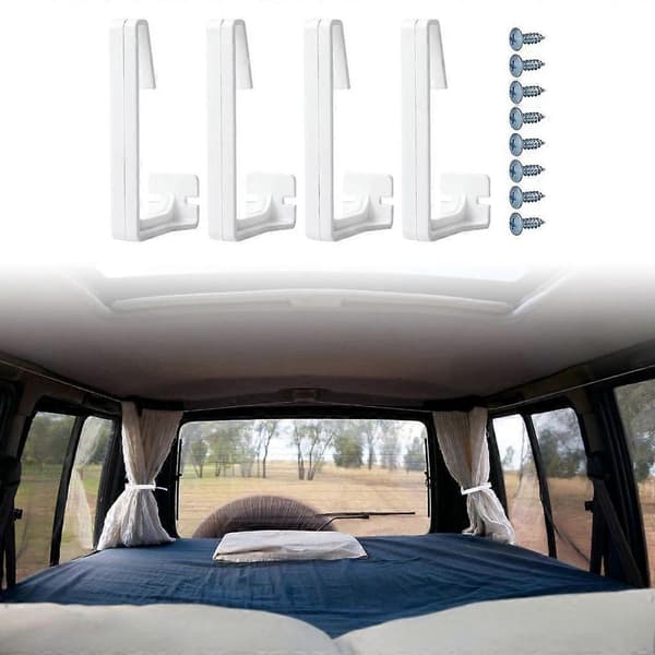 Campinggardiner Klips Camping Markisekrok Camping Vindussidegardiner Holder