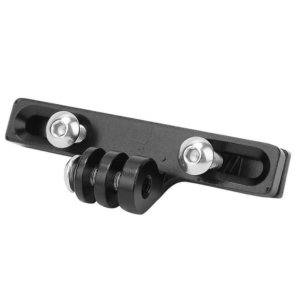 Aluminiumslegering Sort Cykelbase Cykelsadelpude Clipmontering til Gopro Hero6/5/4/3 Kamera