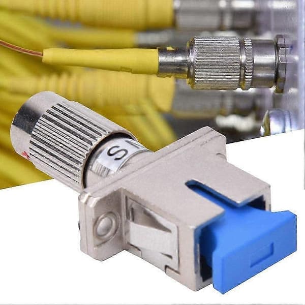 FC-SC Single Mode Coupler Hybrid Converter - valokuituadapteri blue & silver