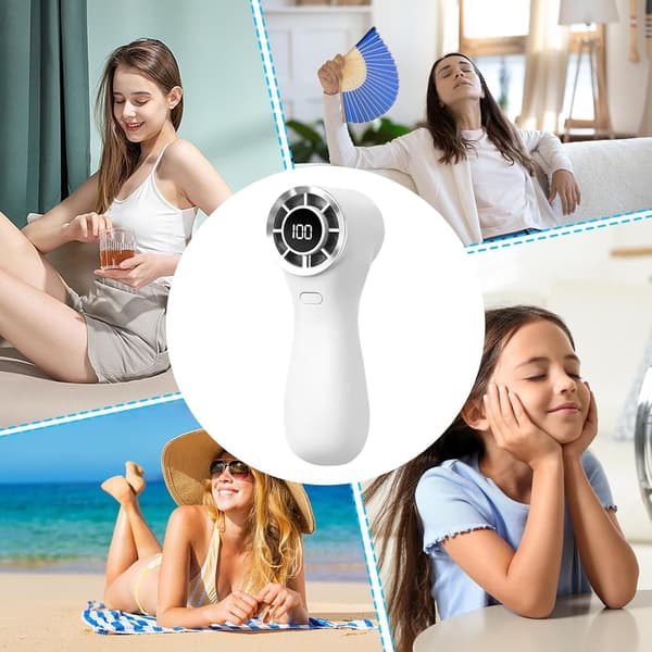 Mini elektrisk ventilator, lydsvag sommerventilator
