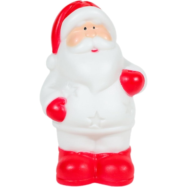 Traditional Plastic Red Christmas Santa Claus Decoration Indoor Outdoor Santa Claus with LED Light Battery Operated Weatherproof Pre-Lit Christmas