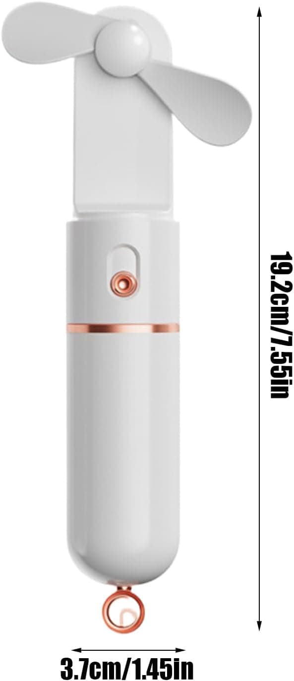 Bærbar ventilator, rejseventilator, bærbar powerbank
