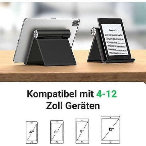 IC tabletstander, justerbar tabletstander, tabletstander i aluminiumslegering