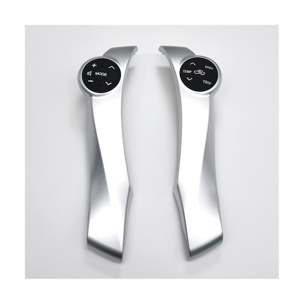 Ljudkontrollomkopplare för bilratt Silver och svart ram för Prius 2011-2015 kontrollknapp