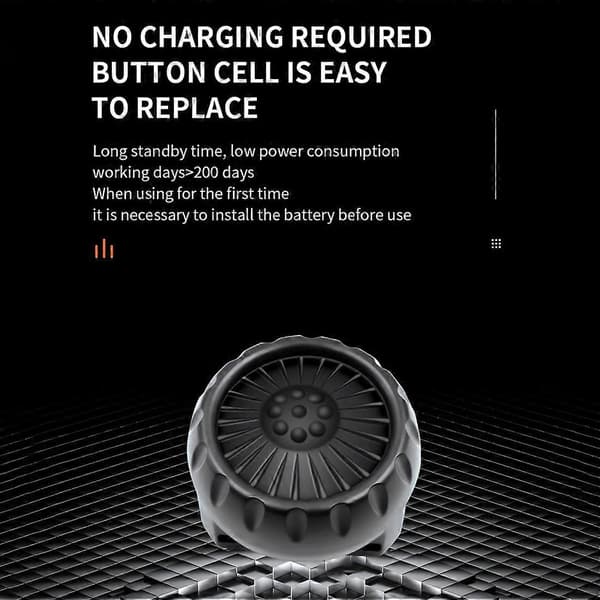 Trådløs PTT-knapp Bluetooth IP67 vanntett trådløs PTT-knappbryter for Zello for IOS for Android Noir