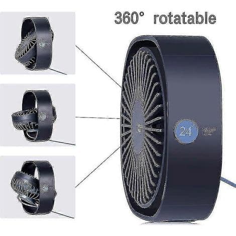 Sininen USB-pöytätuuletin asuntolaan