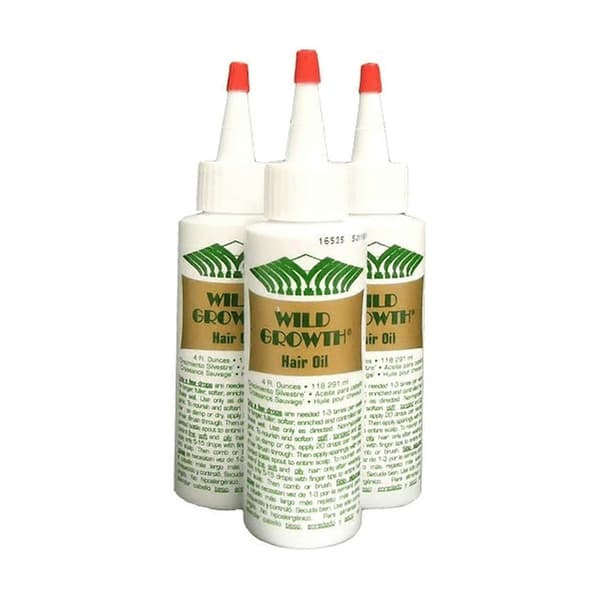 Wild Growth hårolja 3 st x 4 oz