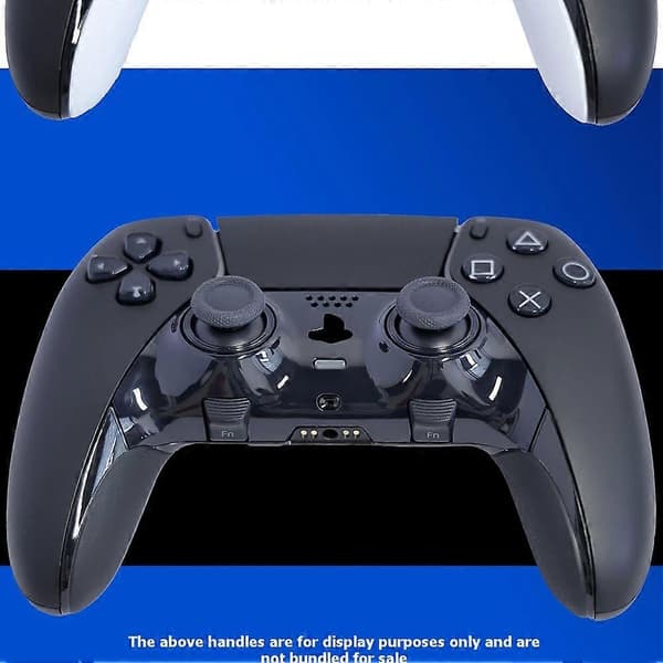 Til PS5 Edge Top Bund Dekorativ Trim Skal Udskiftning Front Bag Clip Skal til PS5 Edge Trådløs Controller Grå Gray