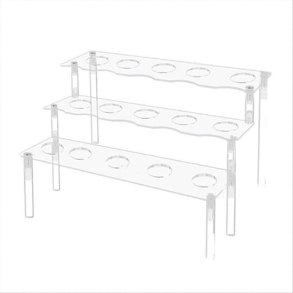 15 hullers isvaffelholder akryl 3-lags snackholder display