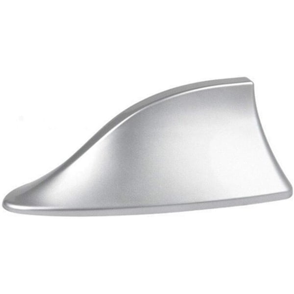 ABS Plastic Roof Style Shark Fin Antenna Radio Signal Aerials Universial for Most Cars-Silver