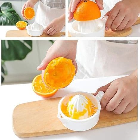 Manuell citruspress, professionell citruspress med 230 ml behållare