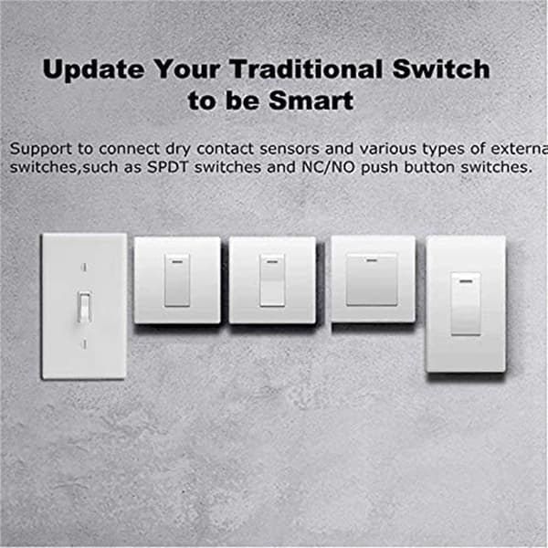 8X Mini Smart WiFi Relébryter, DIY Timer Lysbrytermodul Smart Life/Tuya-applikasjon, Trådløs Fjernkontroll