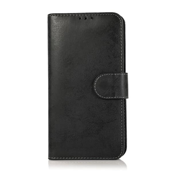 Plånboksfodral för iPhone 12 Pro, magnetiskt skyddsfodral (svart)