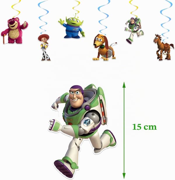 Berättelsetema födelsedagsdekorationsset