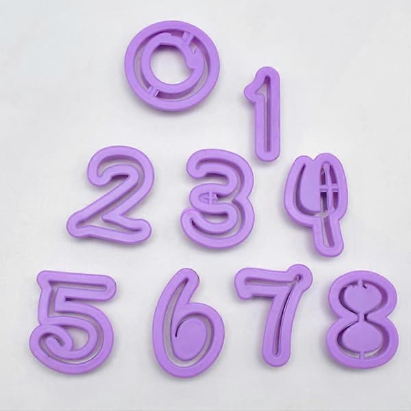 35 pcs/set Plastic Cutting Mold Letter+Number Cutter Baking Mold Fondant Mold Craft DIY Candy Buffets Dessert Tables