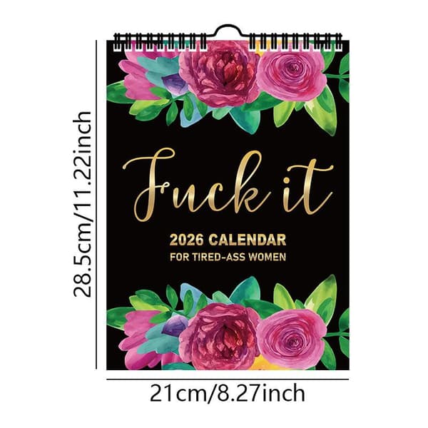 Kalender A4 spiral bordskalender A5 innersida kalender 2026