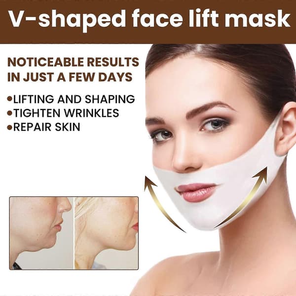 V-Line Ansiktslyftmask (5-pack) - Uppstramande & Formande för ett Definierat V-Ansikte