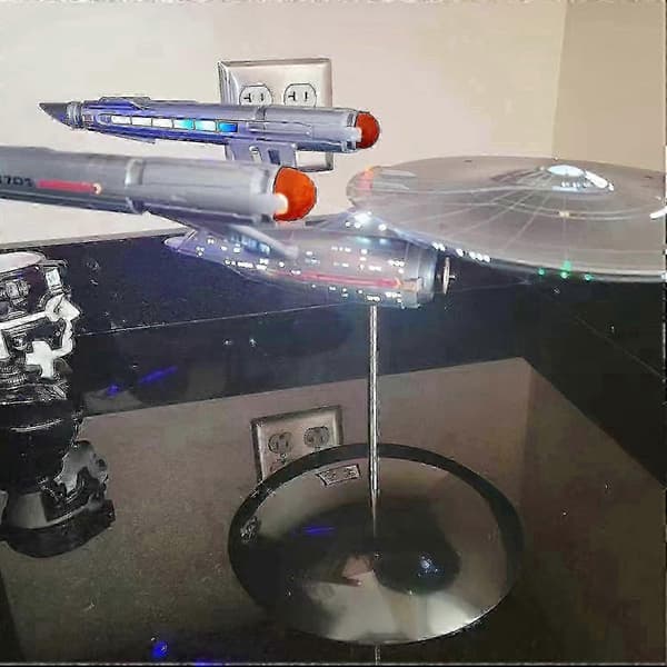 U.s.s. Enterprise Star Trek Modell Ncc-1701 Replika, Romskipmodellpynt I Rustfritt Stål For Hjemmedekorasjon Og Samling