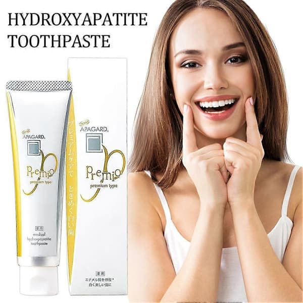 Apagard Premio Hydroxyapatite Tandkräm, Bleker Tänder Skyddar Mot Hål-105g