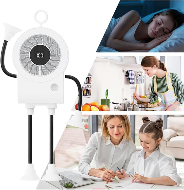 Mini bærbar ventilator – en mini bærbar køleenhed til rejser og kontoret