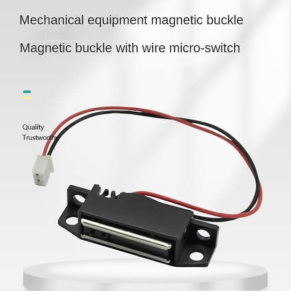 Mgstk Switch Magnetisk Spænde Industrielt Udstyr Magnetisk Spænde med Elektrisk Sensor Dørsug Black